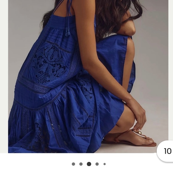 Farm Rio beautiful royal blue dress - Picture 3 of 14